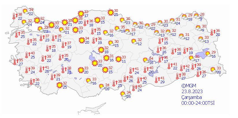 Meteoroloji’den o bölgelere sağanak uyarısı. İşte yurdun geneli yanarken serinleyecek bölgeler - Resim: 16